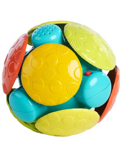 Jucărie pentru bebeluși Bright Starts - Mingiuță, Wobble Bobble - 1