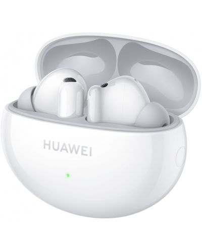 Căști wireless Huawei - FreeBuds 6i, TWS, ANC, albe - 1