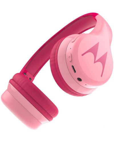 Casti wireless cu microfon Motorola - Squads 300, roze - 2