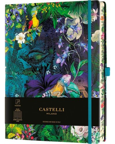 Бележник Castelli Eden - Lily, 19 x 25 cm, linii - 1
