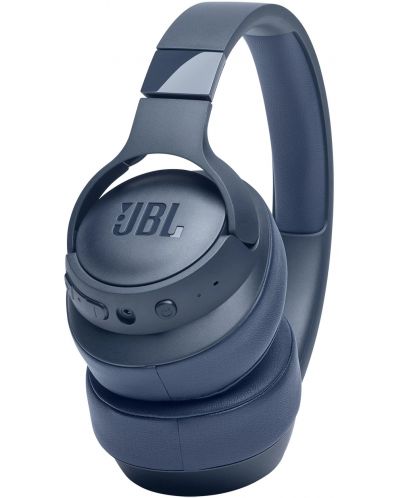 Casti wireless cu microfon JBL - Tune 710BT, albastre - 3