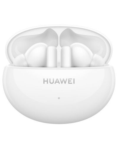 Căști fără fir Huawei - FreeBuds 5i, TWS, ANC, Ceramic White  - 1