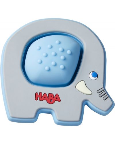 Bebeluș din silicon Haba - Elefant - 1