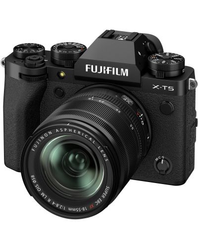 Aparat foto fără oglindă Fujifilm - X-T5, 18-55mm, Black - 3