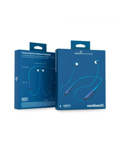 Casti wireless Energy Sistem - Earphones Neckband 3 Bluetooth, albastre - 6