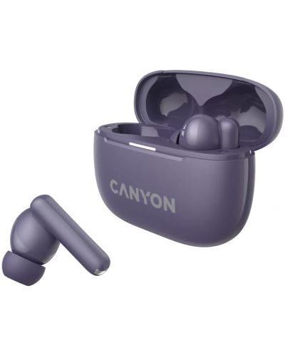 Căști fără fir Canyon - CNS-TWS10, ANC, violet - 4