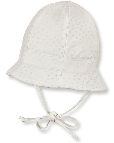 Pălărie din tricot de vară pentru bebeluși cu protecție UV 50+ Sterntaler - 43 cm, 5-6 luni, alb - 1