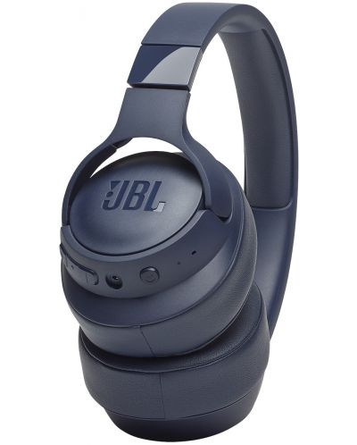Casti wireless cu microfon JBL - T700BT, albastre - 4