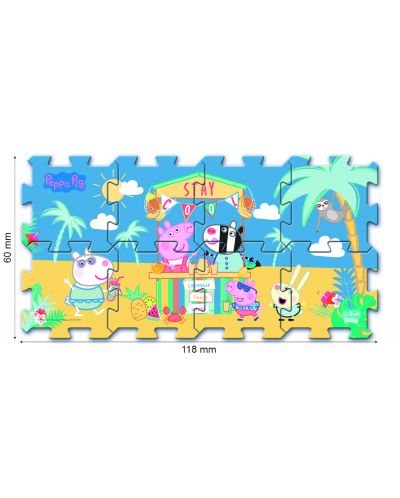 Puzzle de podea pentru copii Trefl 8 piese - Vara lui Peppa - 3