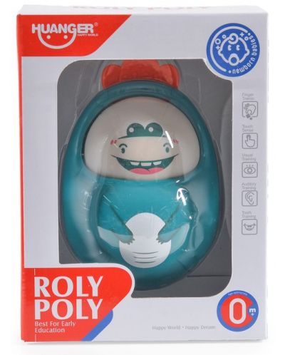 Jucarie pentru bebelusi Huanger - Roly Poly, dragon - 4
