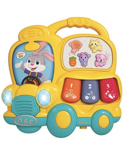 Jucarie electronica pentru bebelusi RS Toys - Trenulet, sortiment - 1