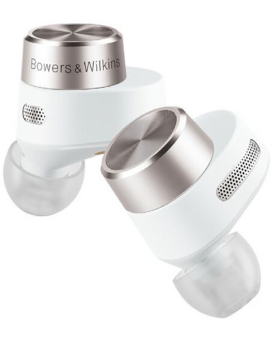Casti wireless cu microfon Bowers & Wilkins - PI5, TWS, albe - 1