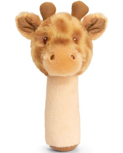 Zornaitoare pentru bebelusi Keel Toys Keeleco - Girafa, stick, 14 cm - 1