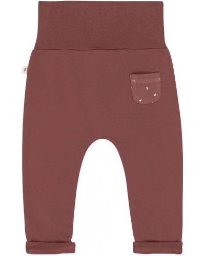 Pantaloni pentru copii Lassig - 50-56 cm, 0-2 luni, roșu închis - 2