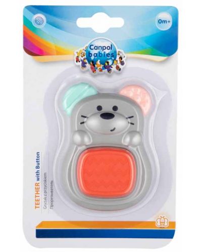 Pieptene pentru bebelusi cu buton Canpol - Mouse - 2