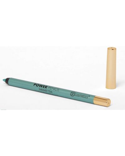 BH Cosmetics - Creion rezistent la apă pentru ochi Power, Teal Strălucitor, 1.2 g - 2