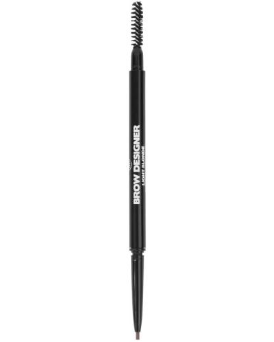 BH Cosmetics - Creion pentru sprâncene Brow Designer, Light Blonde, 0.09 g - 1
