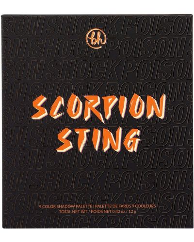 BH Cosmetics Poison - Paletă de farduri Scorpion Sting, 9 culori - 2
