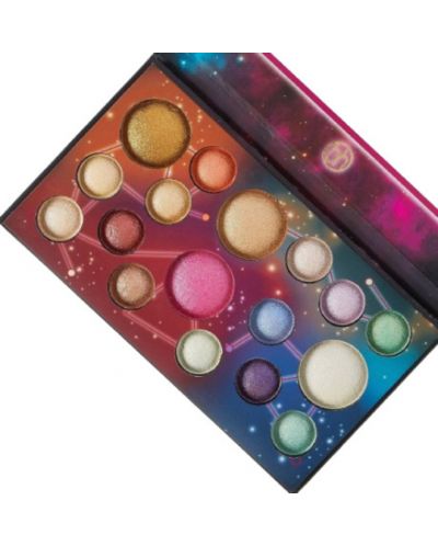 BH Cosmetics - Paletă de farduri și iluminator Stellar, 17 culori - 2