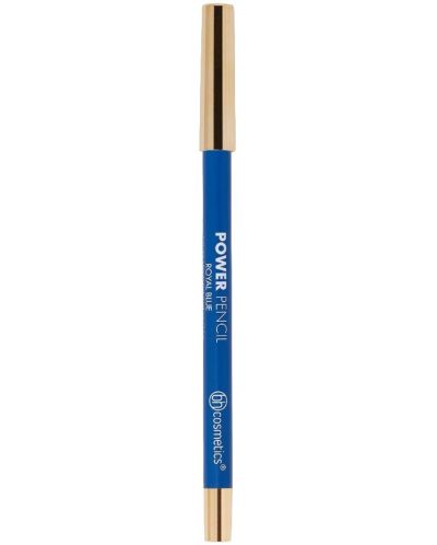 BH Cosmetics - Creion rezistent la apă pentru ochi Power, Albastru Royal, 1.2 g - 1