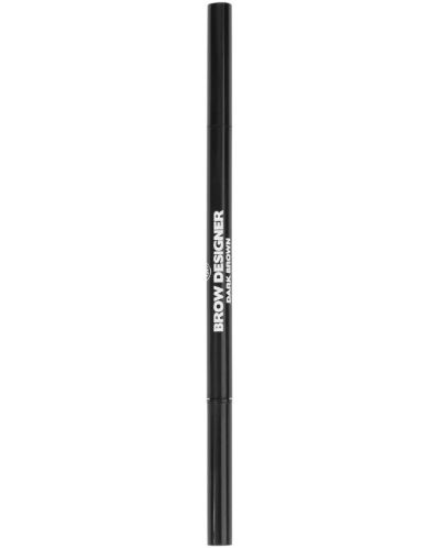 BH Cosmetics - Creion pentru sprâncene Brow Designer, Dark Brown, 0.09 g - 2