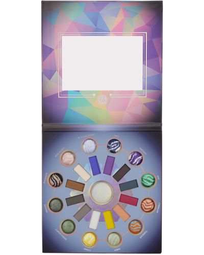 BH Cosmetics - Paletă de farduri și iluminator Crystal Zodiac, 25 culori - 3