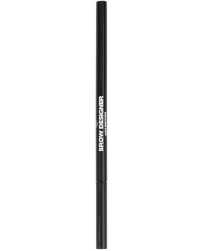 BH Cosmetics - Creion pentru sprâncene Brow Designer, Ash Brown, 0.09 g - 2