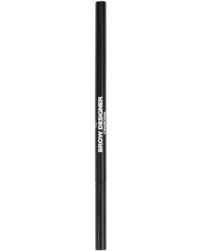 BH Cosmetics - Creion pentru sprâncene Brow Designer, Charcoal, 0.09 g - 2