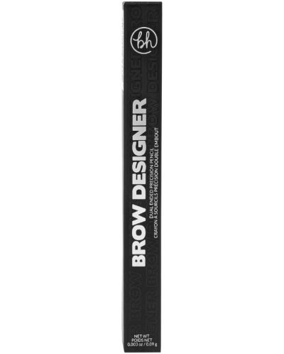 BH Cosmetics - Creion pentru sprâncene Brow Designer, Ash Brown, 0.09 g - 3