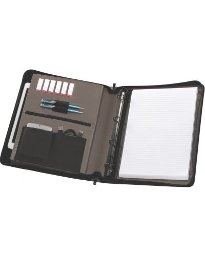 Dosar de afaceri cu buzunar pentru tableta Wenger - Affiliate Folio, 10", gri - 2