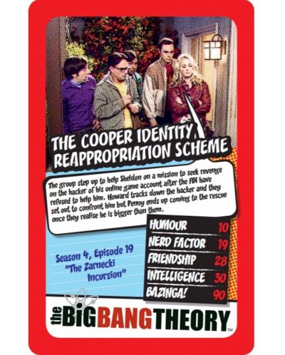 Joc cu carti Top Trumps - The Big Bang Theory - 2