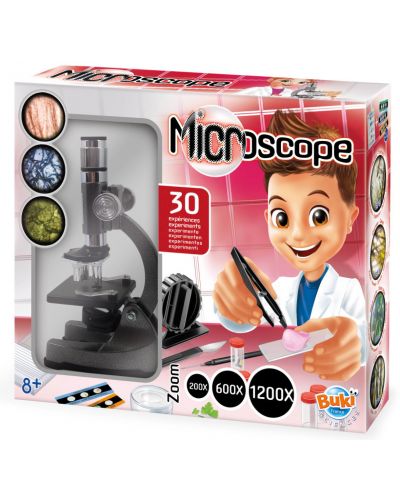 Microscop cu accesorii Buki Sciences - 30 de experimente - 2