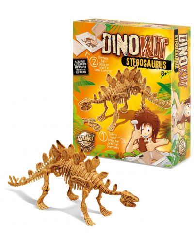 Set de joaca cu dinozaur Buki Dinosaurs - Stegosaurus  - 1