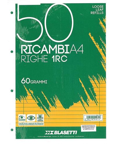  Bloc coli Blasetti A4 - 50 file, randuri - 1