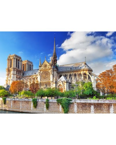 Puzzle Bluebird de 1000 piese - Cathédrale Notre-Dame de Paris, Brian Keaney - 1