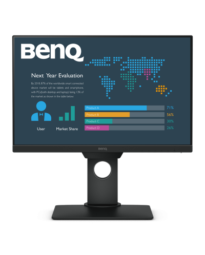 Monitor BenQ - BL2381T, 22.5'', IPS, negru - 1