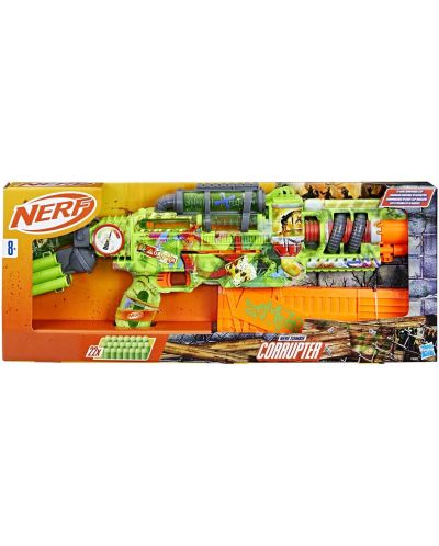 Nerf zombieシリーズ Blaster Nerf Zombie - Corrupter, cu 22 săgeți | Ozone.ro