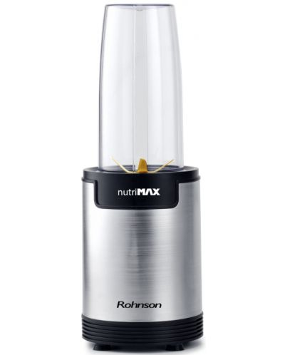 Blender Rohnson - R-596 Nutri Max, 0.8l, 1 viteza, 900W, argintiu - 1