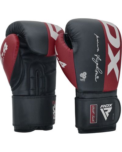 Mănuși de box RDX - REX F4, roșu închis/negru - 2