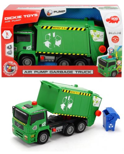 Jucarie pentru copii Dickie Toys - Camion pneumatic pentru gunoi - 4