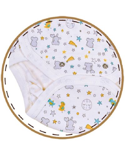 Body îmbrățișează-mă Bio Baby - bumbac organic, 50 cm, 0-1 luni - 3