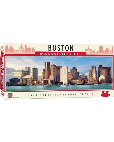 Puzzle panoramic Master Pieces de 1000 piese - Boston, Massachusetts - 1