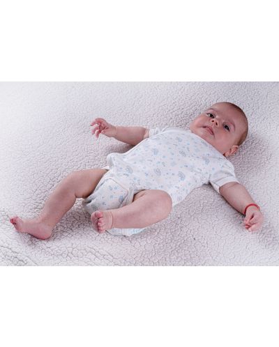 Body cu mânecă scurtă Bio Baby - Bumbac organic, 74 cm, 6-9 luni - 3