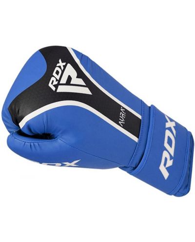 Mănuși de box RDX - Aura Plus T-17 , albastru/negru - 4