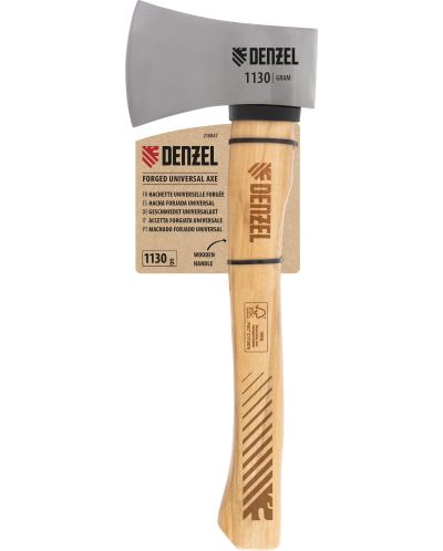 Topor cu mâner de lemn Denzel - 43 cm, 1130 g	 - 1