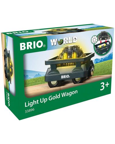 Jucarie din lemn Brio World -Vagon cu aur - 2