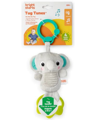 Jucărie pentru bebeluși Bright Starts - Tug Tunes Elephant - 3