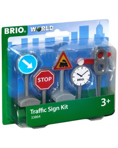 Set de joaca Brio World - Indicatoare rutiere - 3