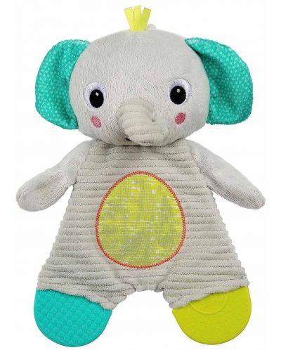 Jucărie de jucărie Bright Starts - Snuggle & Teethe - Elefant - 1