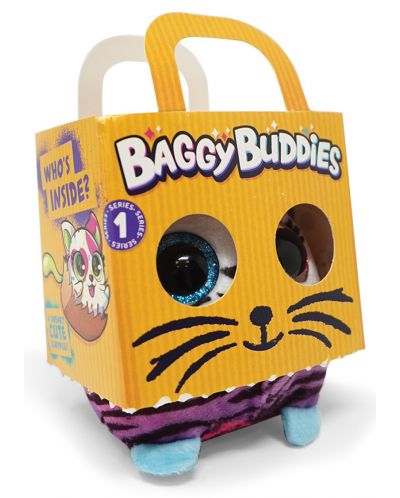 Jucarie de plus surpriza Baggy Buddies - Pisica, asortiment - 3